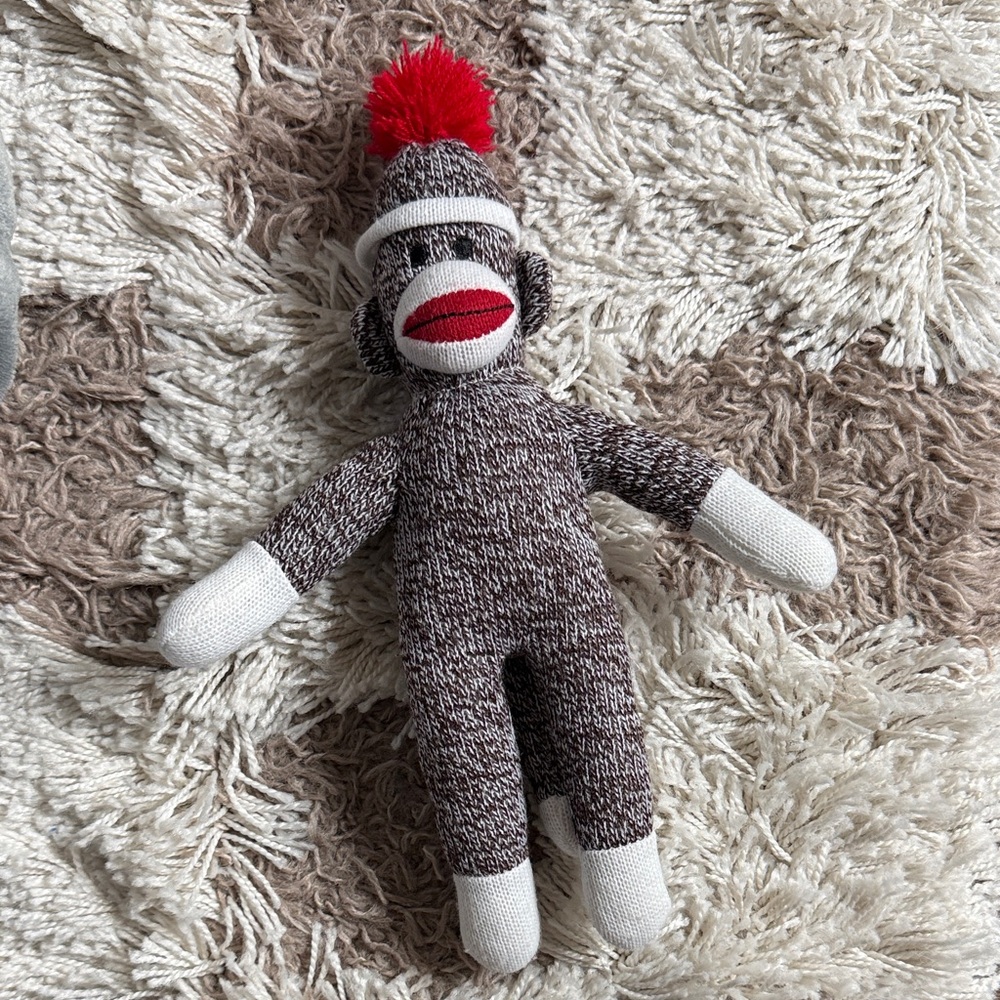 NWOT Plushland Sock Monkey